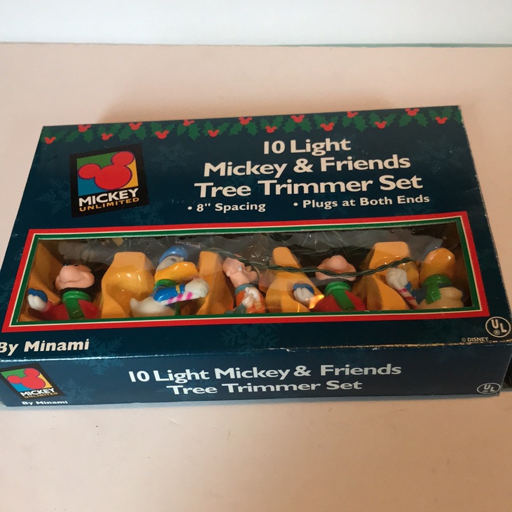 Disney Mickey & friend 10 light tree trimmer set - Picture 8 of 8
